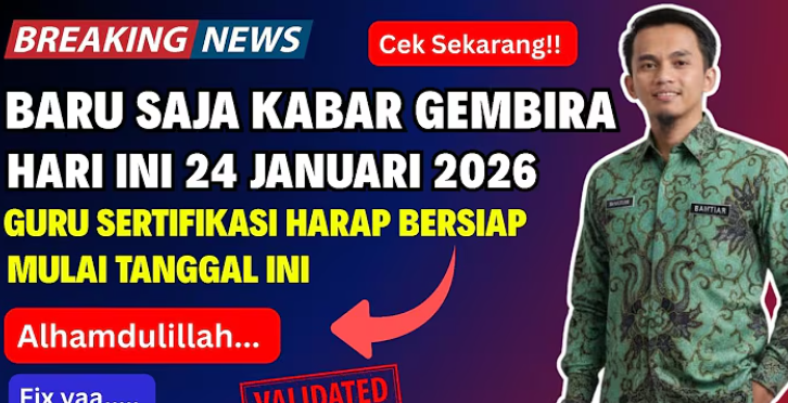 TPG Januari 2026 mulai cair. Simak jadwal penarikan data Dapodik, SKTP, rekomendasi pencairan, dan kepastian hak guru meski data terlambat.