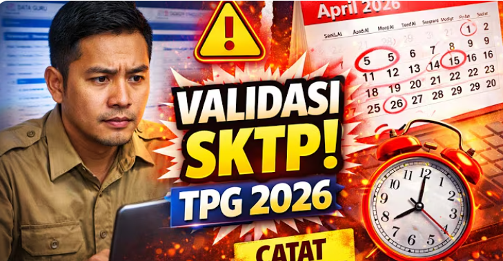 TPG bulanan 2026 membawa perubahan besar. Bukan sekadar jadwal cair, tapi revolusi sistem yang menuntut data guru super ketat.