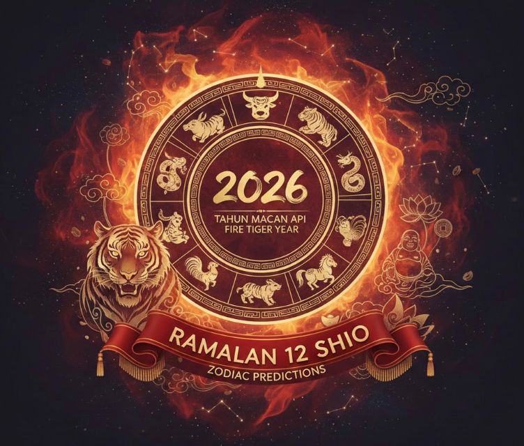 Ramalan shio 2026 lengkap di Tahun Kuda Api. Simak nasib, cinta, rezeki, dan pesan spiritual untuk 12 shio.