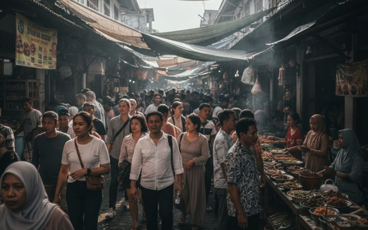 Pasar Ngasem Jogja dipadati wisatawan awal 2026. Kuliner legendaris tempo dulu kembali viral dan jadi ikon wisata kuliner.