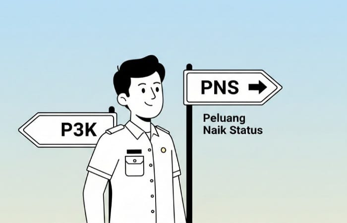 P3K diangkat jadi PNS 2026 jadi sorotan. Ini bocoran revisi RUU ASN 2025, mekanisme konversi, syarat, dan jadwal resminya.