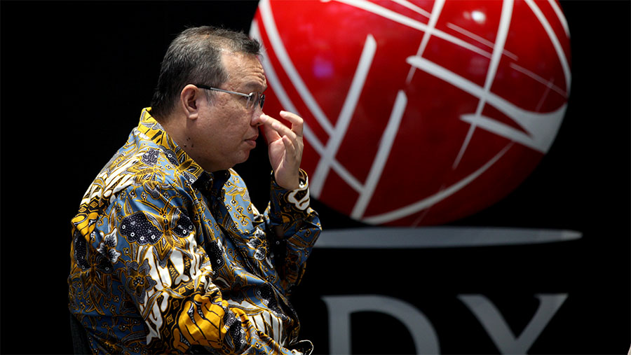 Direktur Utama PT Bursa Efek Indonesia (BEI), Iman Rachman. (Bloomberg Technoz)