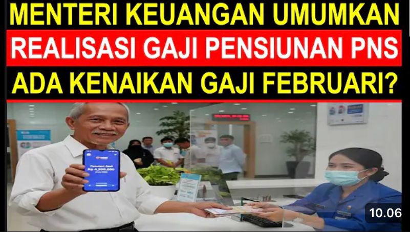 Isu kenaikan gaji pensiunan PNS 2026 ramai, namun realisasi APBN 2025 mencatat pembayaran pensiun on track Rp16,5 triliun.