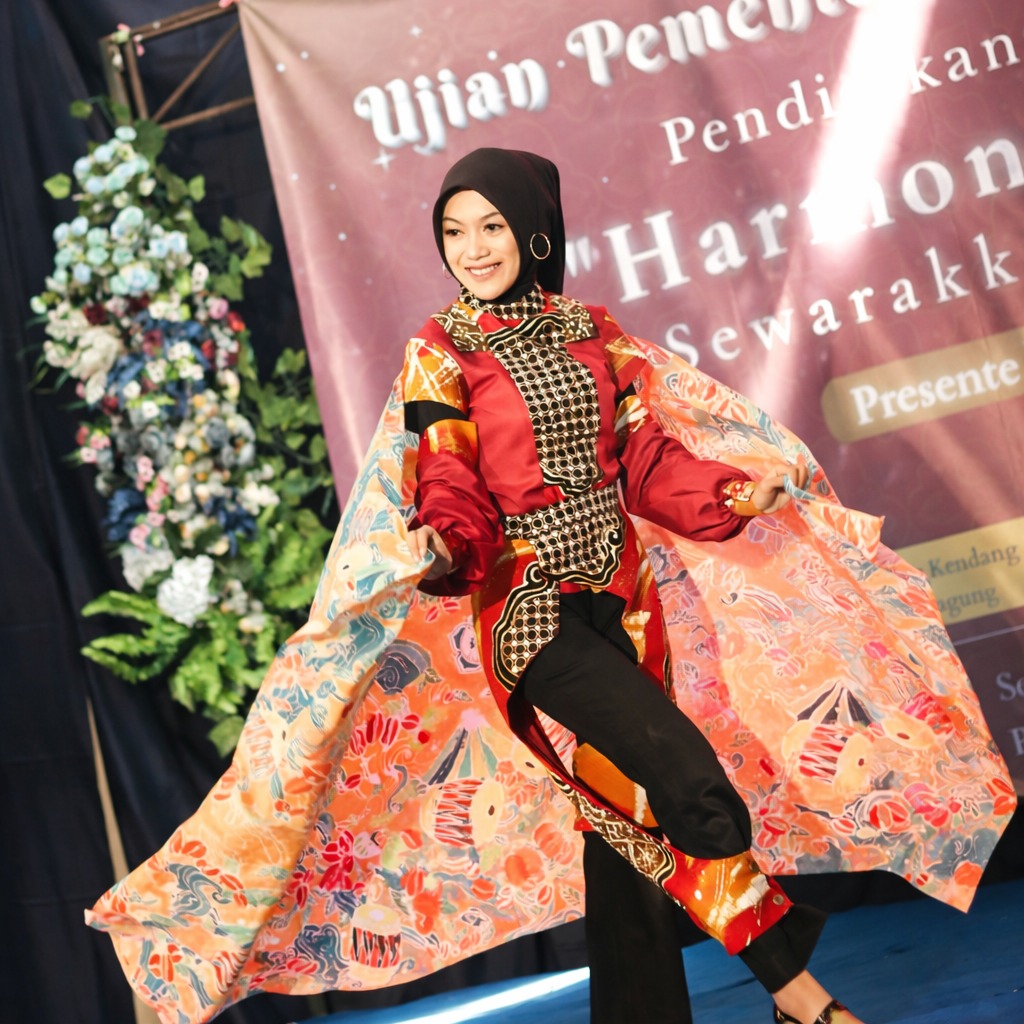 Eka Fibri Yuliani saat berlaga di ajang Duta Pelajar Putri Nahdlatul Ulama tingkat Jawa Timur dan meraih juara 4.
