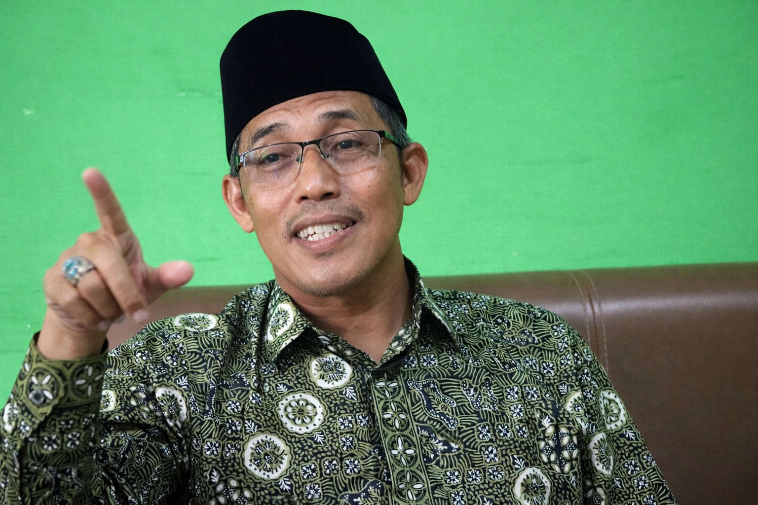 Ketua Tanfidziyah  PCNU Tulungagung, KH Bagus Ahmadi.