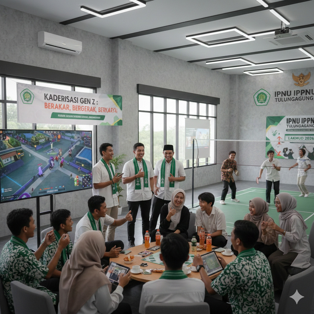 IPNU dan IPPNU Tulungagung perkuat kaderisasi di tengah tantangan era digital dan karakter Gen Z yang dinamis.(Gemini AI)
