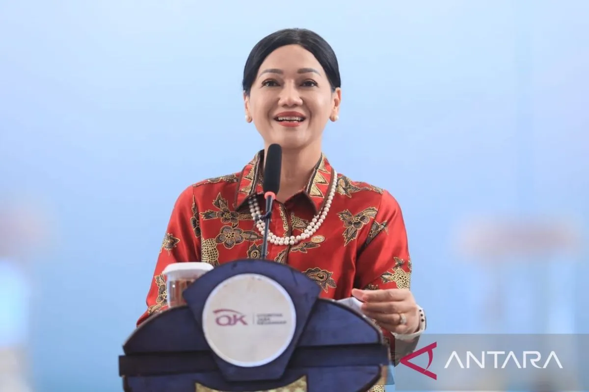 Friderica Widyasari Dewi ditunjuk sebagai pejabat sementara Ketua sekaligus Wakil Ketua Dewan Komisioner OJK.(antaranews.com)