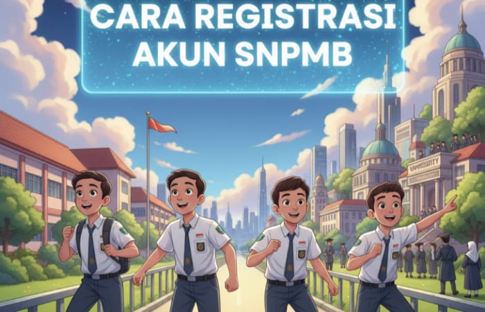 Panduan lengkap registrasi akun SNPMB 2026 dari portal resmi, verifikasi email, hingga validasi data sebagai syarat daftar SNBP dan UTBK SNBT.