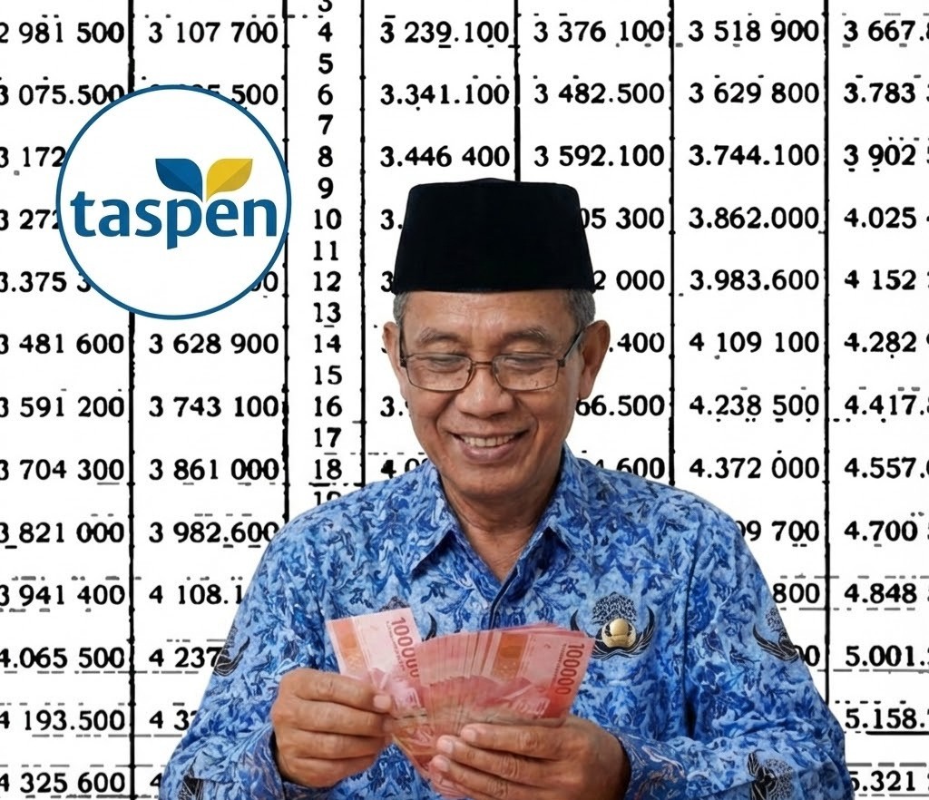 Isu rapel gaji pensiunan 2026 cair 30 Januari viral, ini fakta resmi Taspen, status kenaikan gaji dan jadwal pensiun Februari.