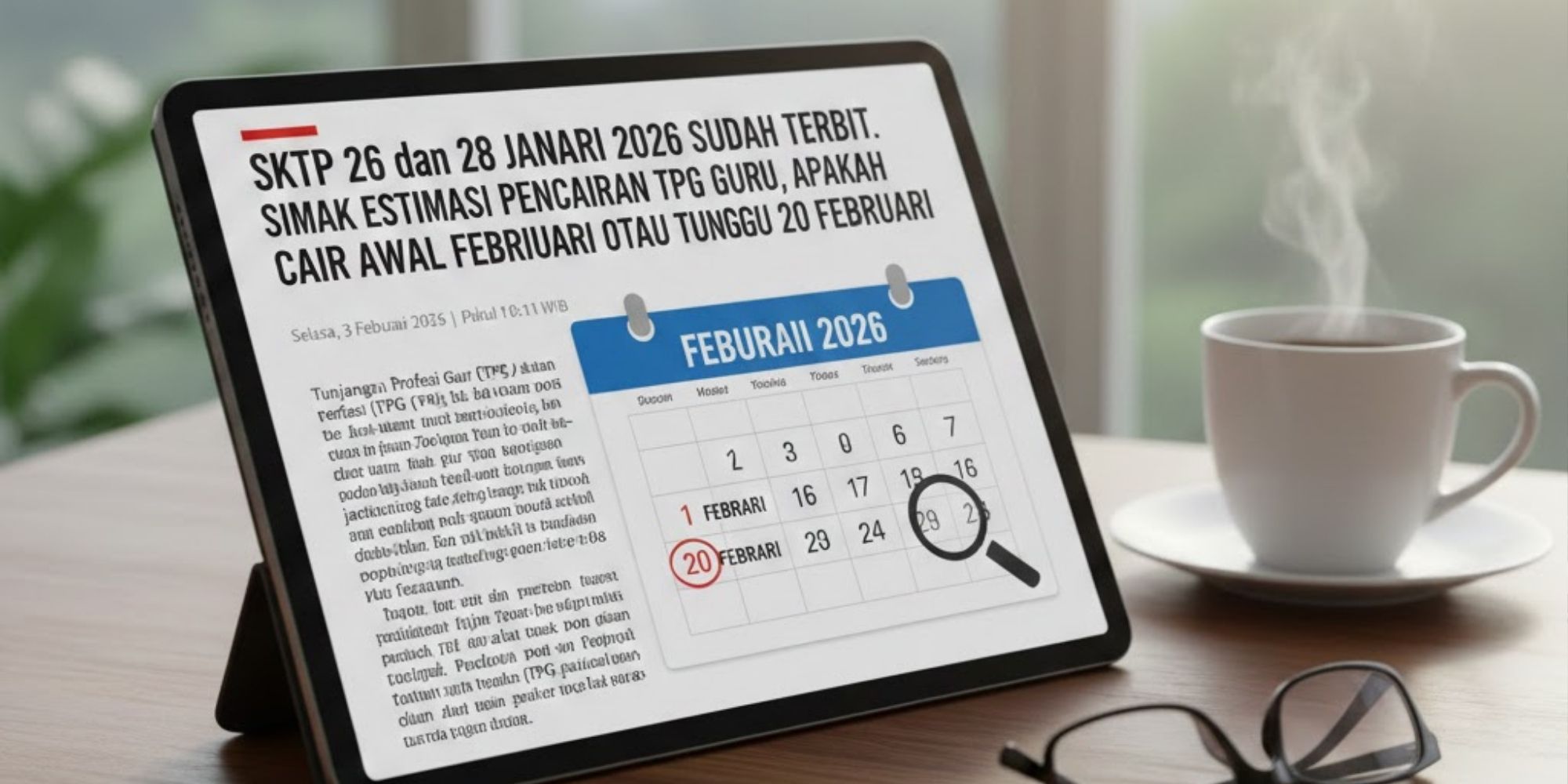 SKTP 26 dan 28 Januari 2026 sudah terbit. Simak estimasi pencairan TPG guru, apakah cair awal Februari atau tunggu 20 Februari.