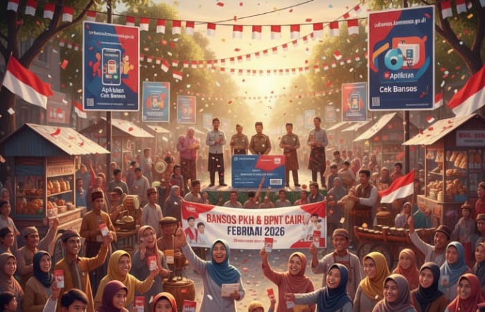 Bansos PKH BPNT Februari 2026 mulai cair. Cek status penerima pakai NIK, pahami sistem desil dan jadwal tahapannya.