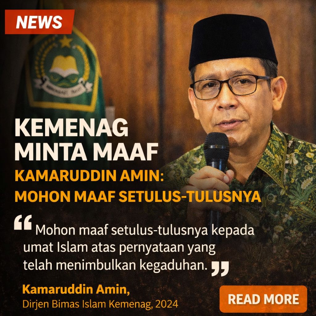Polemi guru madrasah swasta usai pernyataan Sekjen Kemenag. Kamaruddin Amin minta maaf, realisasi kesejahteraan kini ditunggu.