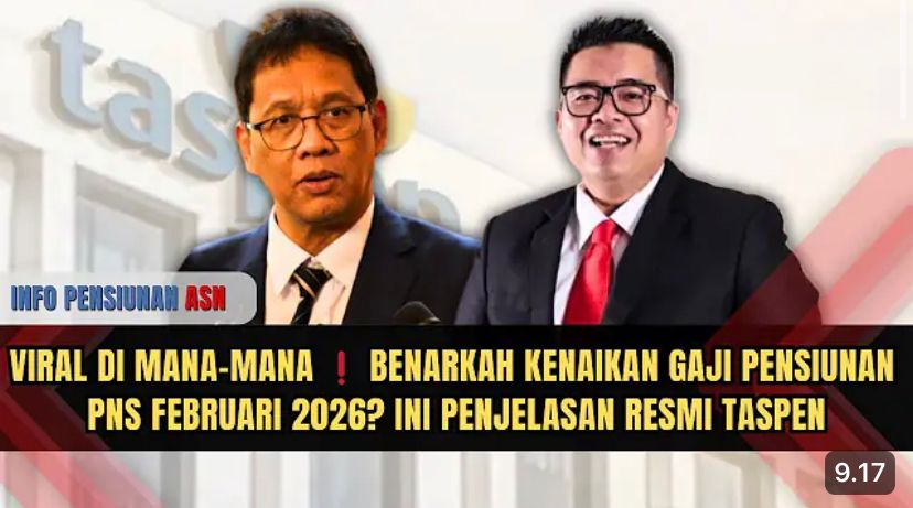 Kenaikan gaji pensiunan PNS Februari 2026 disebut cair plus rapel. TASPEN tegaskan belum ada kebijakan baru, masih PP 8/2024.