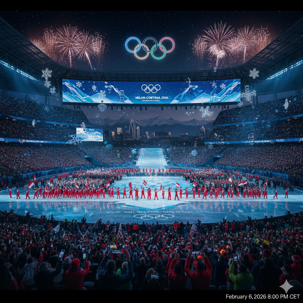 Olimpiade Musim Dingin  2026 digelar 6 Februari, diikuti 90 negara dan 195 medali di Italia.(ilustrasi Gemini AI)