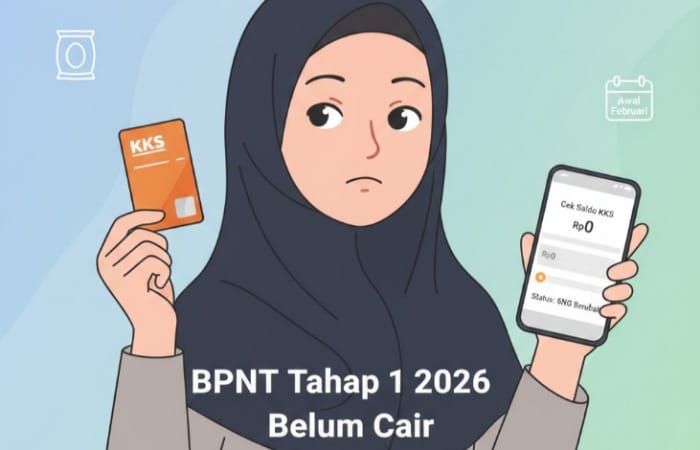 BPNT tahap 1 2026 belum cair awal Februari. Simak hasil cek saldo KKS, update status 6NG, dan daftar bansos yang berpotensi cair.