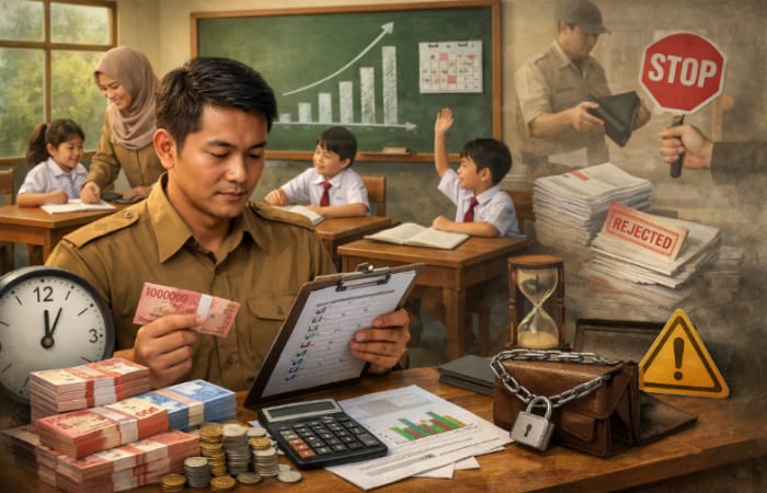 TPG 2026 cair per bulan! Simak aturan validasi, sistem rapel, dan risiko hak tunjangan profesi guru bisa hilang