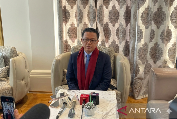 Menlu Sugiono menyampaikan sikap Presiden Prabowo Subianto terkait Dewan Perdamaian. (Sumber: Antara News)