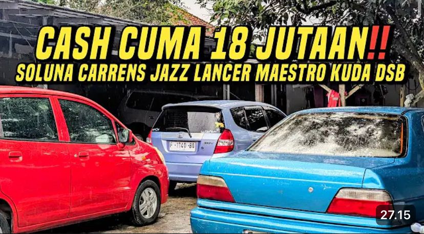Mobil bekas murah Bogor diburu jelang Lebaran 2026, dari Honda Accord Maestro hingga Jazz 2004, harga mulai belasan juta.