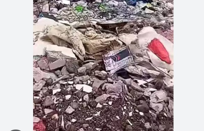 Ditemukan Uang Cacahan Tertimbun di Tumpukan Sampah