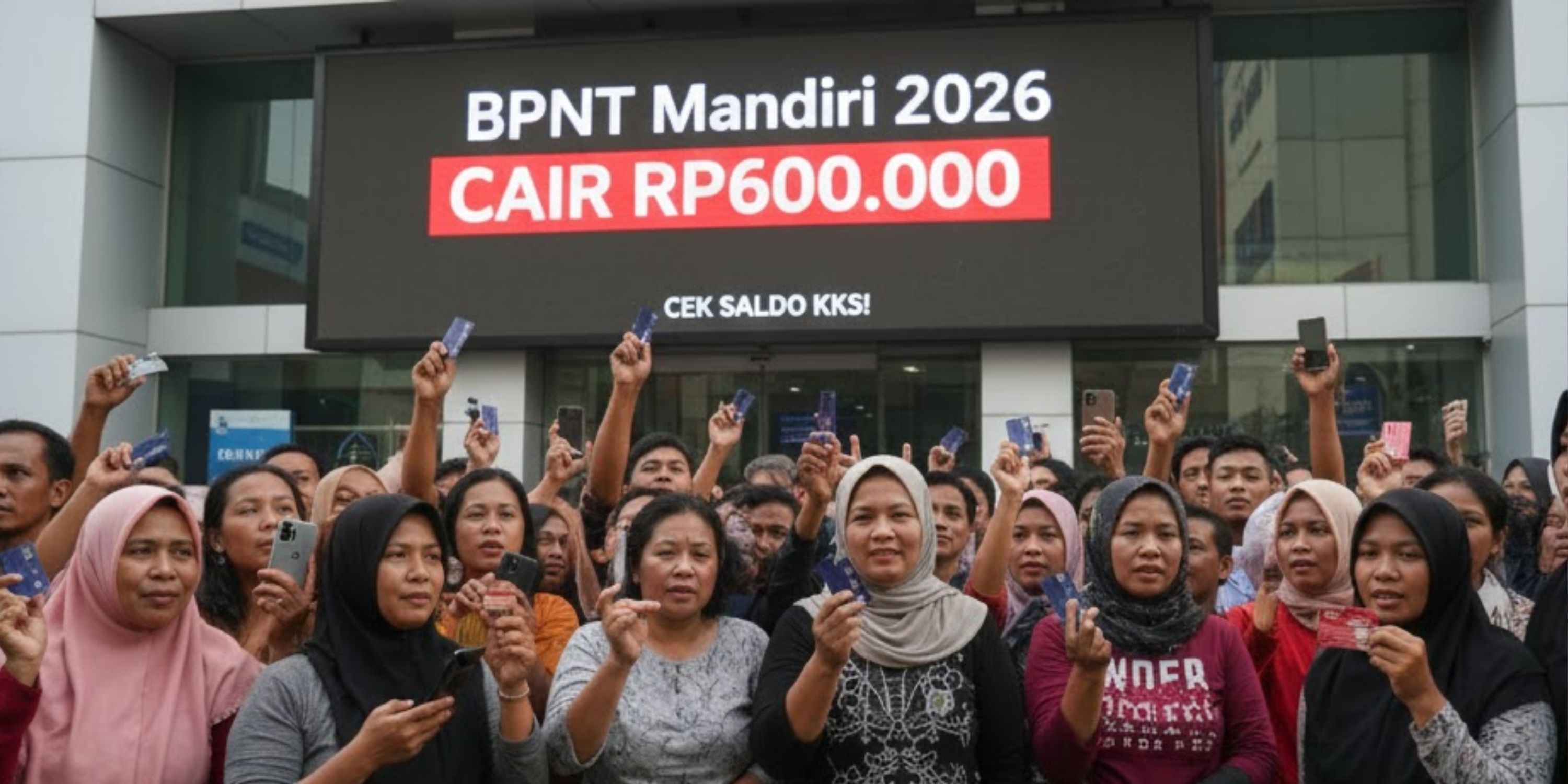 PKH BPNT tahap 1 2026 cair hari ini. Saldo masuk KKS Merah Putih di Aceh via Bank BSI hingga Rp1,5 juta. Cek info lengkapnya.