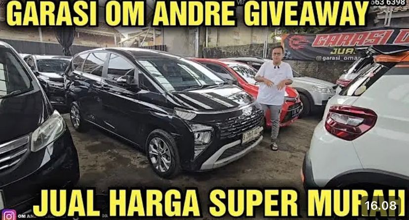 Mobil bekas murah di Garasi Om Andre Tangerang dijual harga giveaway awal.