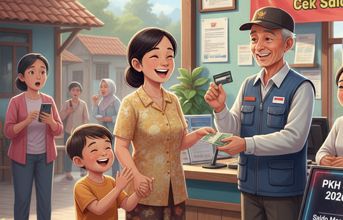 PKH BPNT tahap 1 2026 mulai cair! Saldo KKS Rp750 ribu&ndash;Rp1,5 juta sudah masuk di beberapa wilayah. Cek status penerima dan rekening Anda.