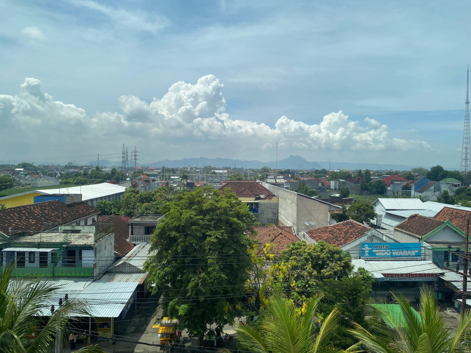 Kawasan perkotaan Tulungagung yang menyumbang PAD dengan jumlah cukup signifikan.(DR PERDANA/RADAR TULUNGAGUNG)