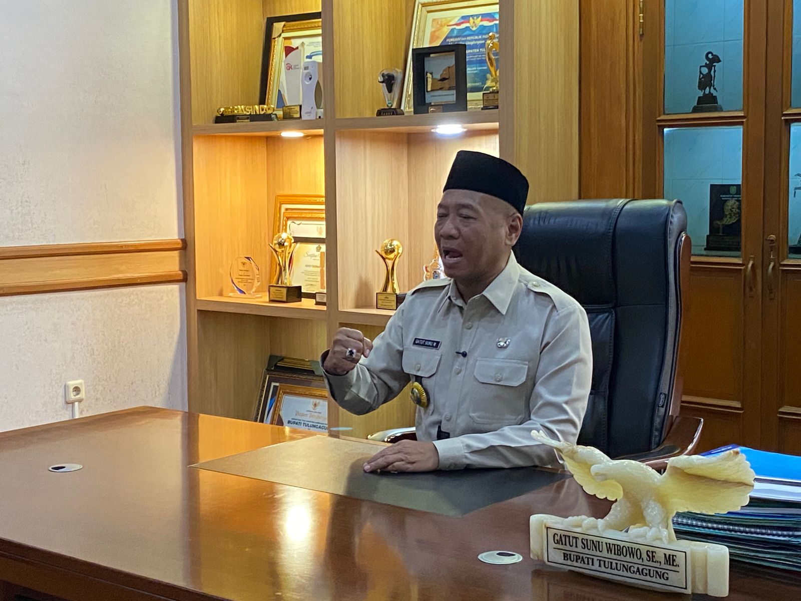 Bupati Tulungagung, Gatut Sunu Wibowo.