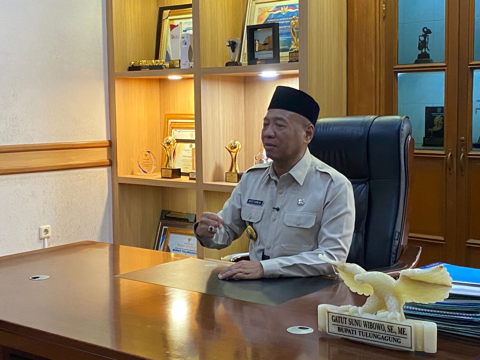 Bupati Tulungagung, Gatut Sunu Wibowo.