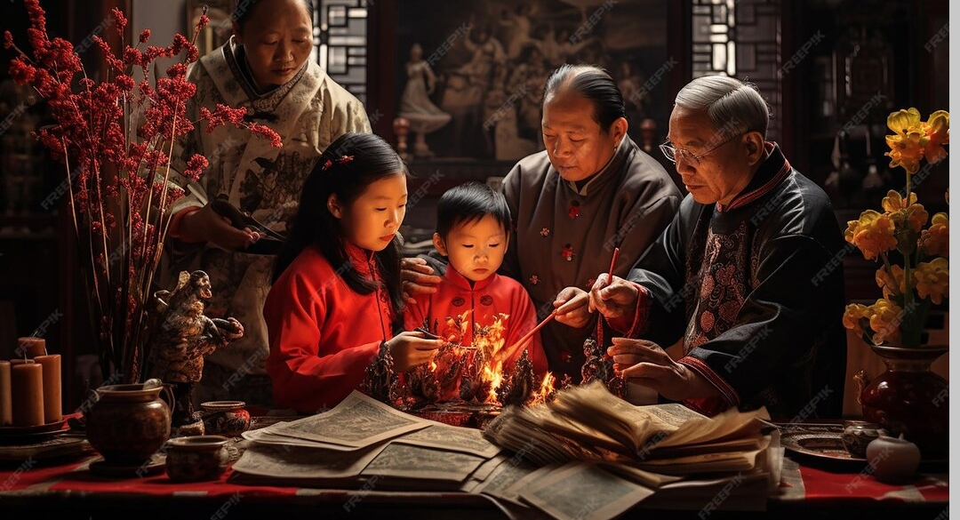 Sejarah Imlek dan tradisi perayaannya di Indonesia, dari legenda Nian hingga angpau dan barongsai, penuh makna dan filosofi