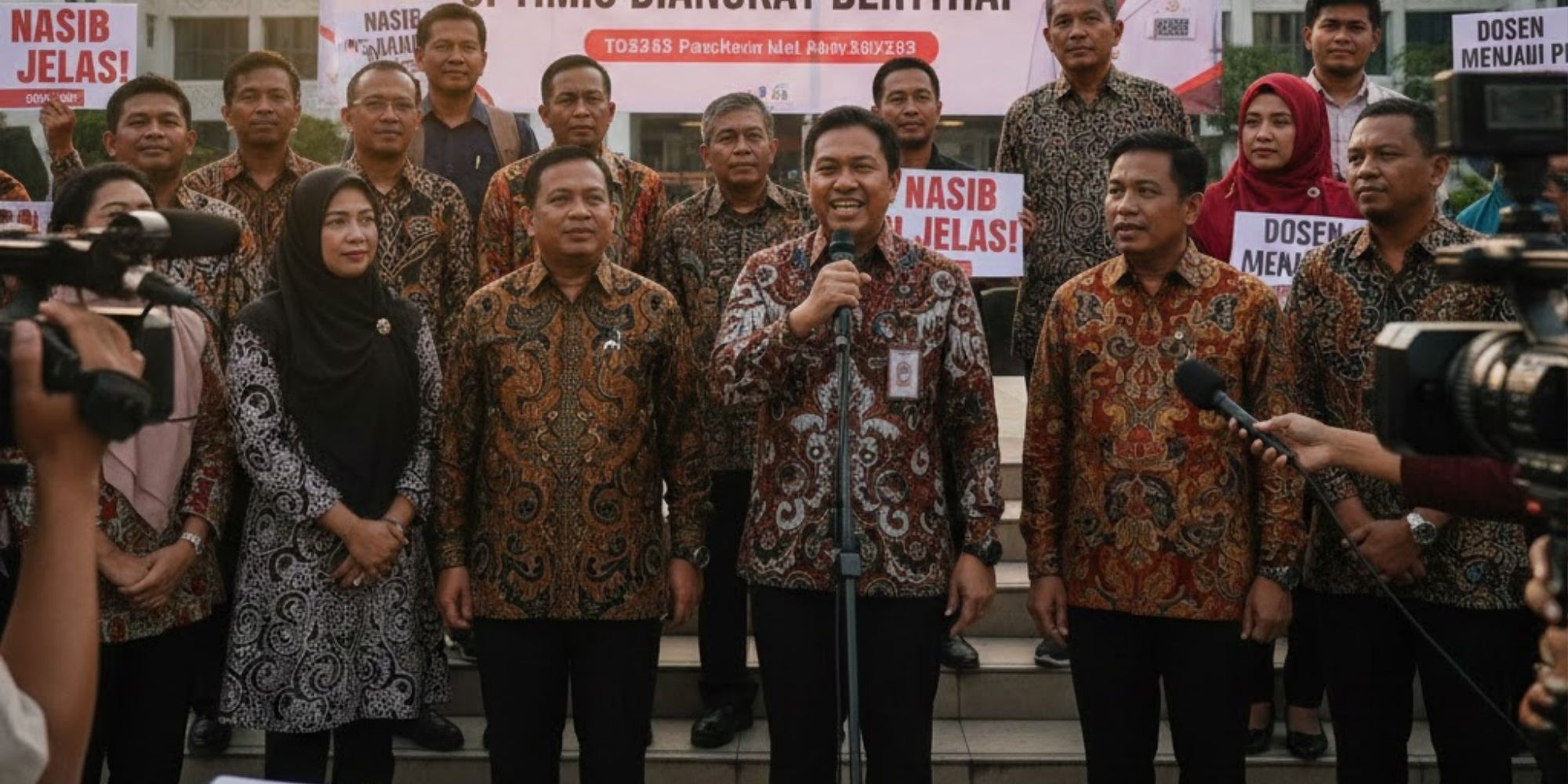 Peralihan P3K ke PNS terus dibahas pemerintah. Ketua PP3KRI optimistis guru dan dosen akan diangkat bertahap mulai 2026.