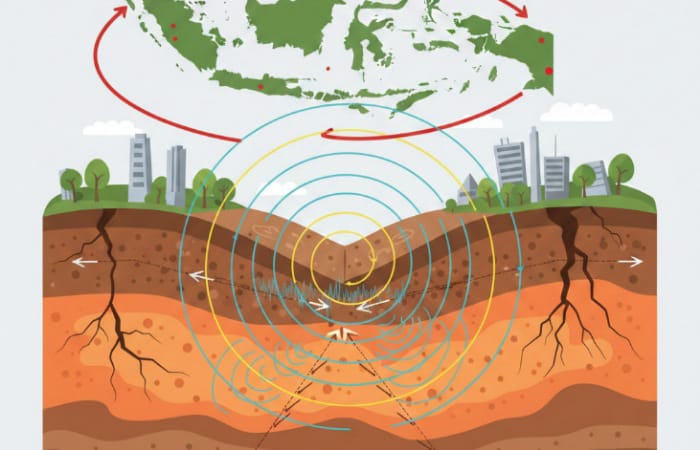 Indonesia berada di jalur Cincin Api Pasifik dengan ribuan gempa bumi setiap tahun. Secara ilmiah, kekuatan gempa diperkirakan mentok di skala 10 karena keterbatasan panjang patahan lempeng bumi.