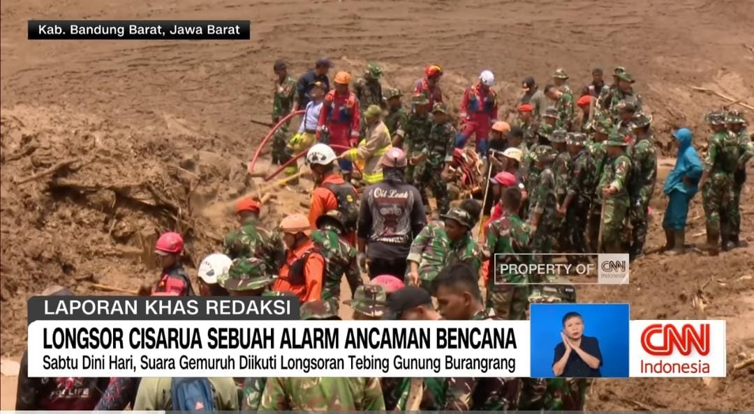 Longsor Cisarua Bandung Barat menewaskan 38 orang. Ancaman longsor susulan Gunung Burangrang membuat warga khawatir.