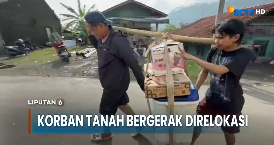 Bencana tanah bergerak Tegal merusak 464 rumah dan memaksa 1.686 warga mengungsi. Pemerintah percepat relokasi ke lokasi aman.