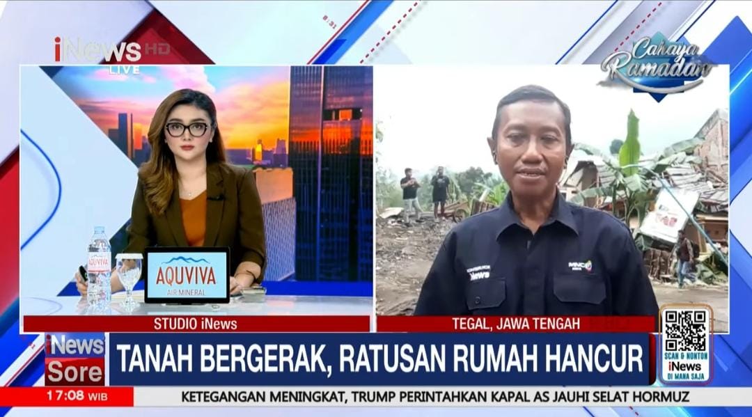 Tanah bergerak di Tegal merusak 863 rumah dan memaksa 2.461 warga mengungsi. Pengungsi mulai terserang ISPA dan penyakit lainnya.