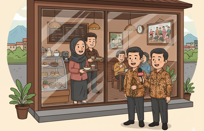 MBG menu berbagi untuk guru di Lumajang viral. Kafe sisihkan Rp5.000 per porsi untuk bantu kesejahteraan guru honorer.