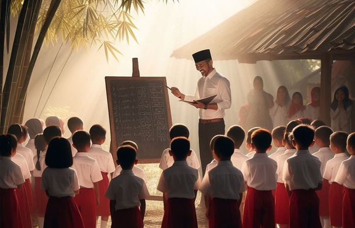 Gaji guru Rp300 ribu disorot DPR. Anggaran pendidikan Rp757 triliun dipertanyakan karena kesejahteraan guru belum jadi prioritas.