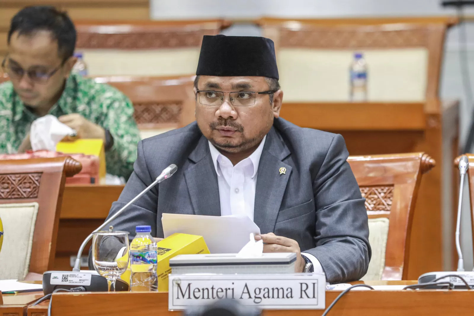 Yaqut Cholil Qoumas ajukan praperadilan usai jadi tersangka kasus korupsi kuota haji 2023-2024 oleh KPK. (Sumber: Jawa Pos)