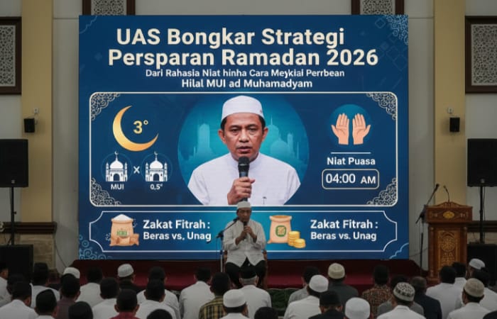 Panduan lengkap persiapan Ramadan 2026 ala UAS: aturan niat, perbedaan hilal MUI vs Muhammadiyah, hingga tips zakat fitrah yang tepat.