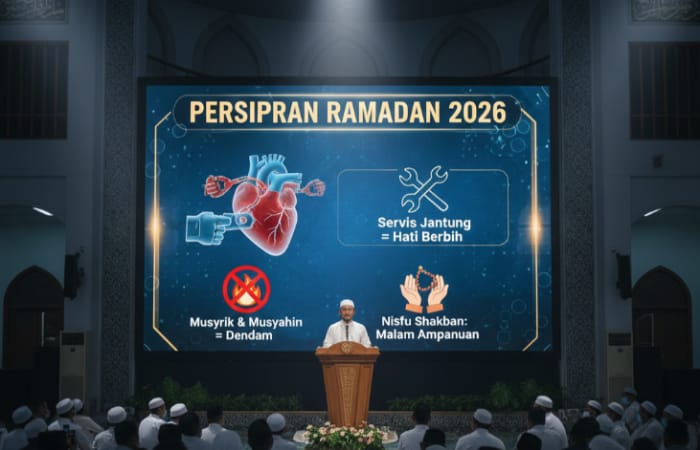 Persiapan Ramadan 2026 harus matang! Simak pesan mendalam Ustaz Syafiq Riza Basalamah tentang "servis jantung" dan rahasia ampunan Nisfu Sya