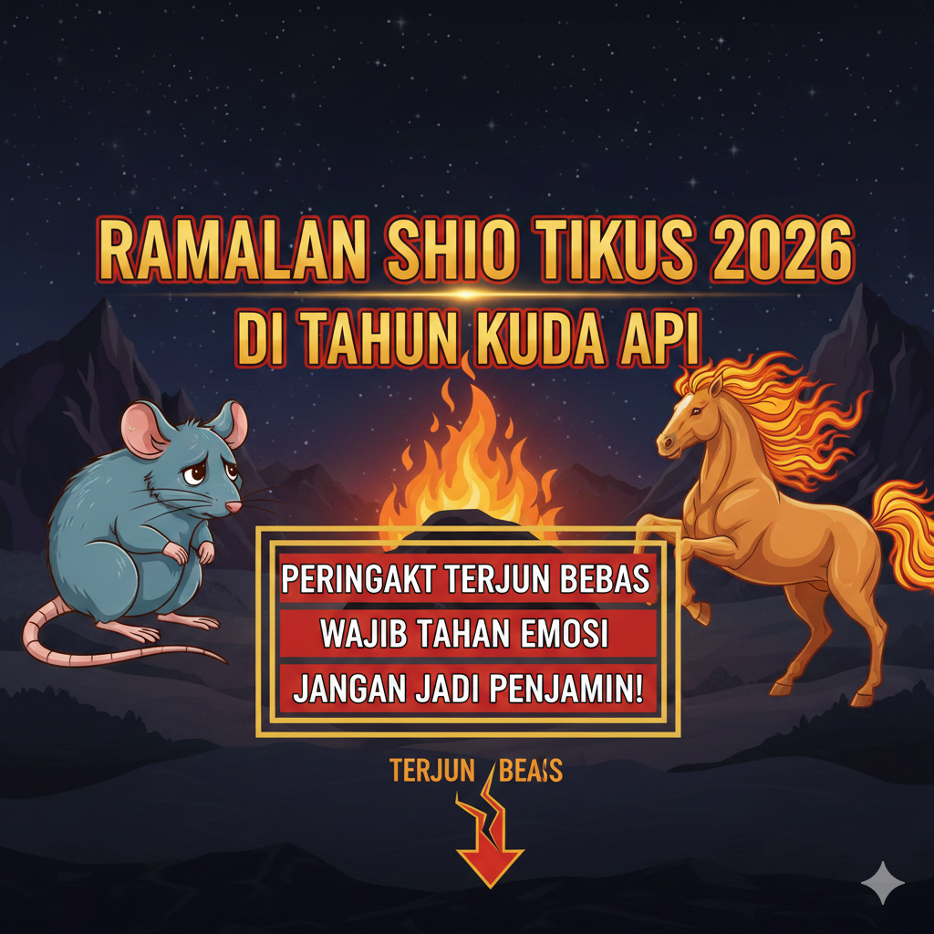 Ramalan Shio Tikus 2026 di Tahun Kuda Api: hindari spekulasi, jangan jadi penjamin, dan wajib kendalikan emosi.