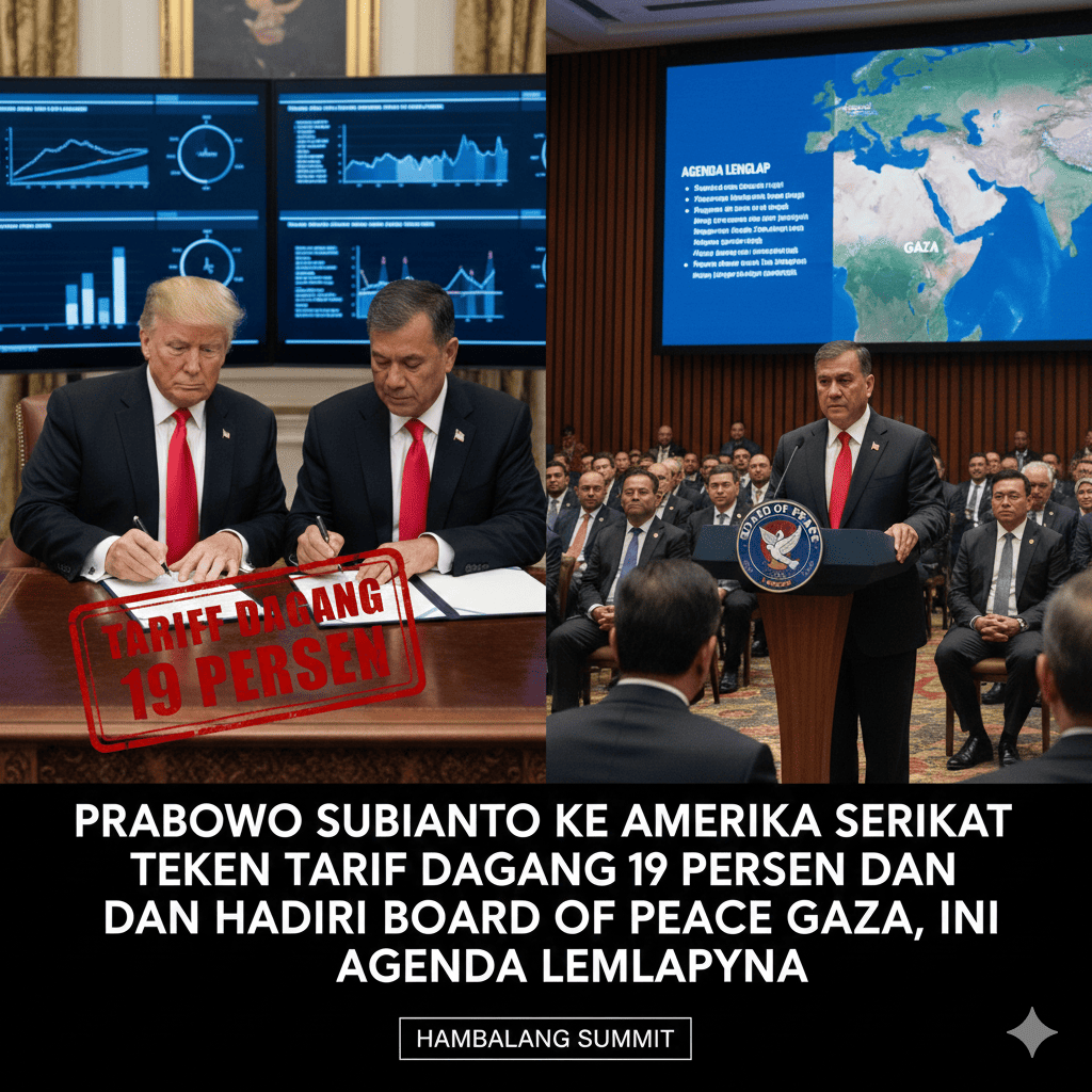 Prabowo Subianto ke Amerika Serikat Teken Tarif Dagang 19 Persen dan Hadiri Board of Peace Gaza, Ini Agenda Lengkapnya