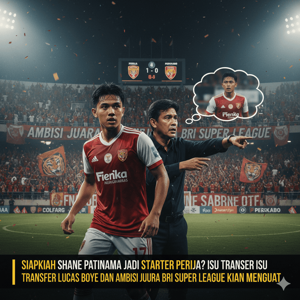 Siapkah Shane Patinama Jadi Starter Persija? Isu Transfer Lucas Boye dan Ambisi Juara BRI Super League Kian Menguat