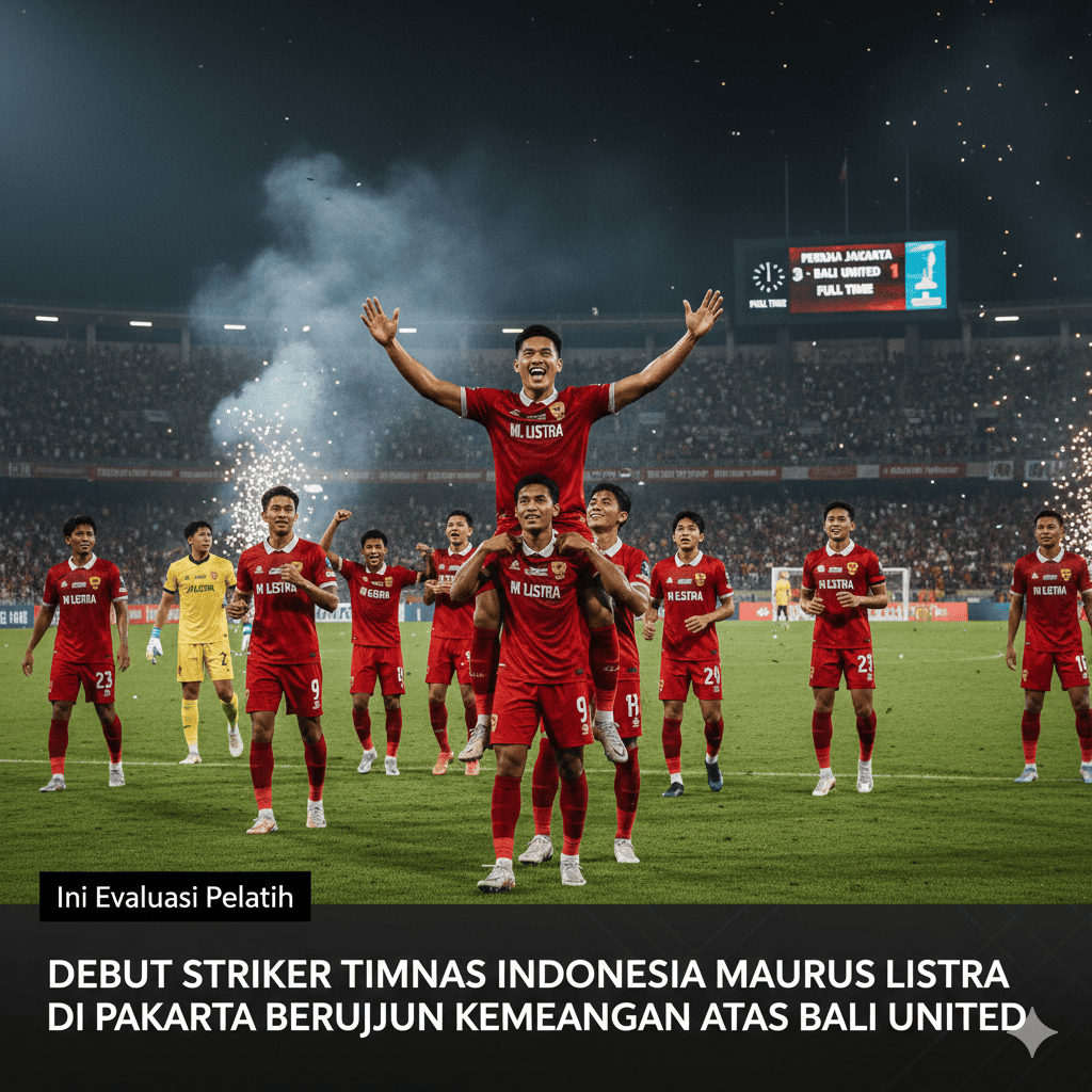 Debut Striker Timnas Indonesia Maurus Listra di Persija Jakarta Berujung Kemenangan atas Bali United, Ini Evaluasi Pelatih