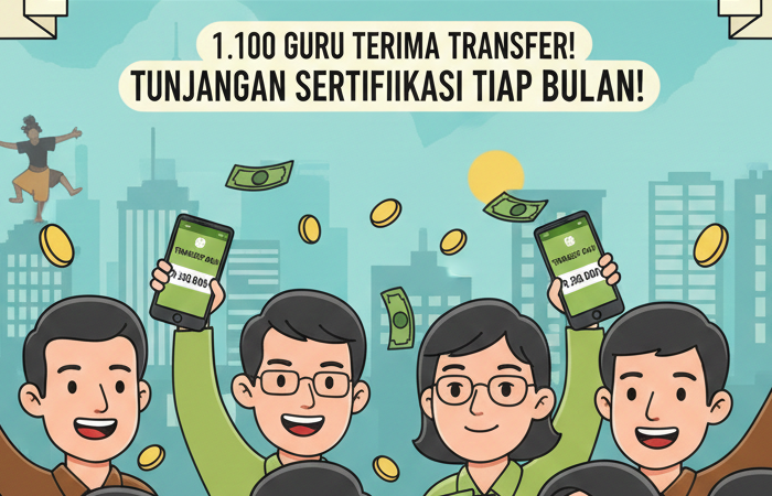 Gaji P3K Paruh Waktu di Pekanbaru di atas UMR, 1.100 guru terima transfer dan tunjangan sertifikasi cair tiap bulan.