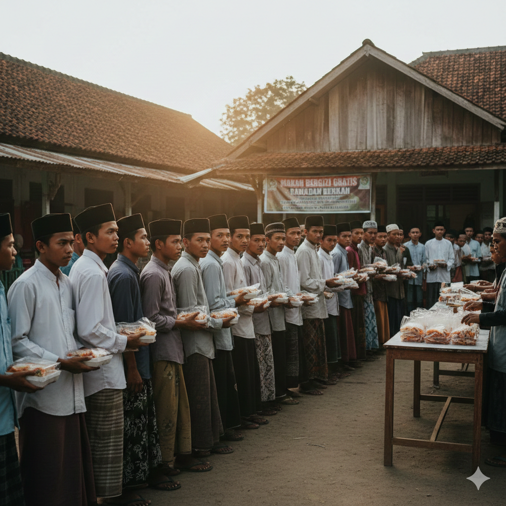 Skema MBG saat Ramadan diatur khusus oleh BGN. Simak mekanisme Makan Bergizi Gratis untuk sekolah dan pesantren.