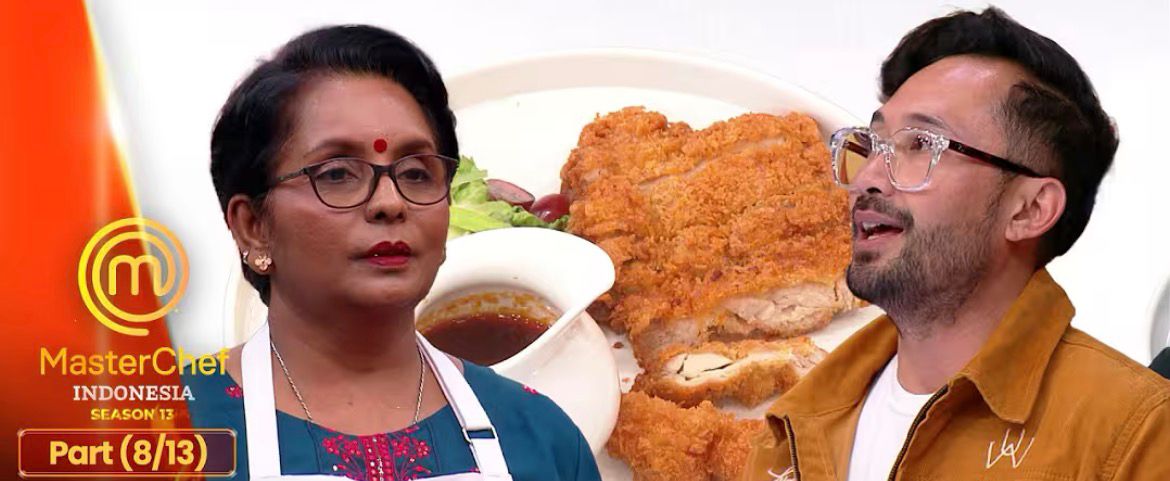 Kontestan MasterChef Indonesia Season 13 kembali masuk pressure test setelah juri menemukan kesalahan fatal pada hidangan.