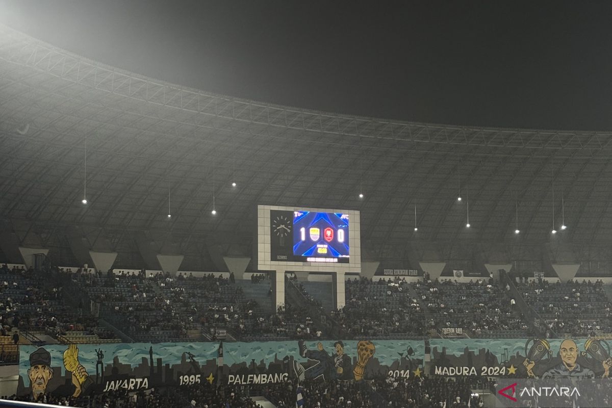 Persib Bandung menang melawan Ratchaburi FC dengan skor 1-0. (Sumber: Antara News)