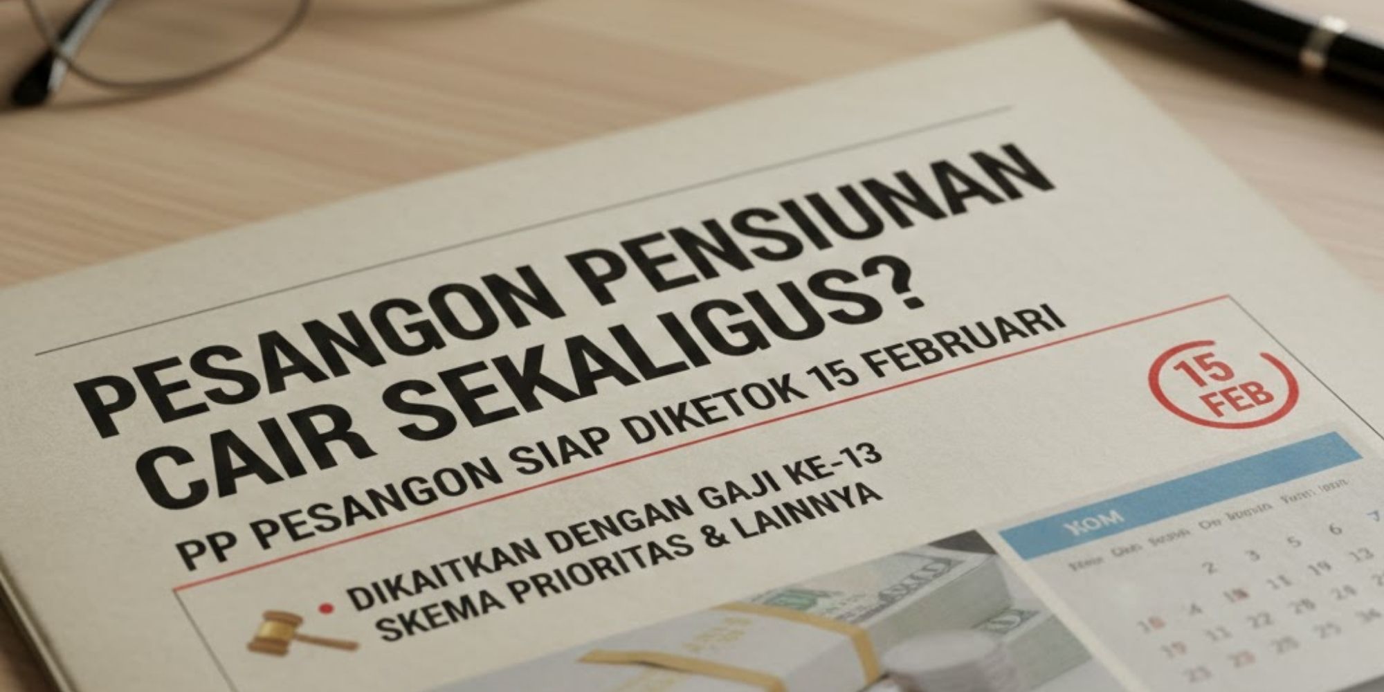 Pesangon pensiunan cair sekaligus? PP pesangon siap diketok 15 Februari, dikaitkan dengan gaji ke-13 dan skema prioritas.