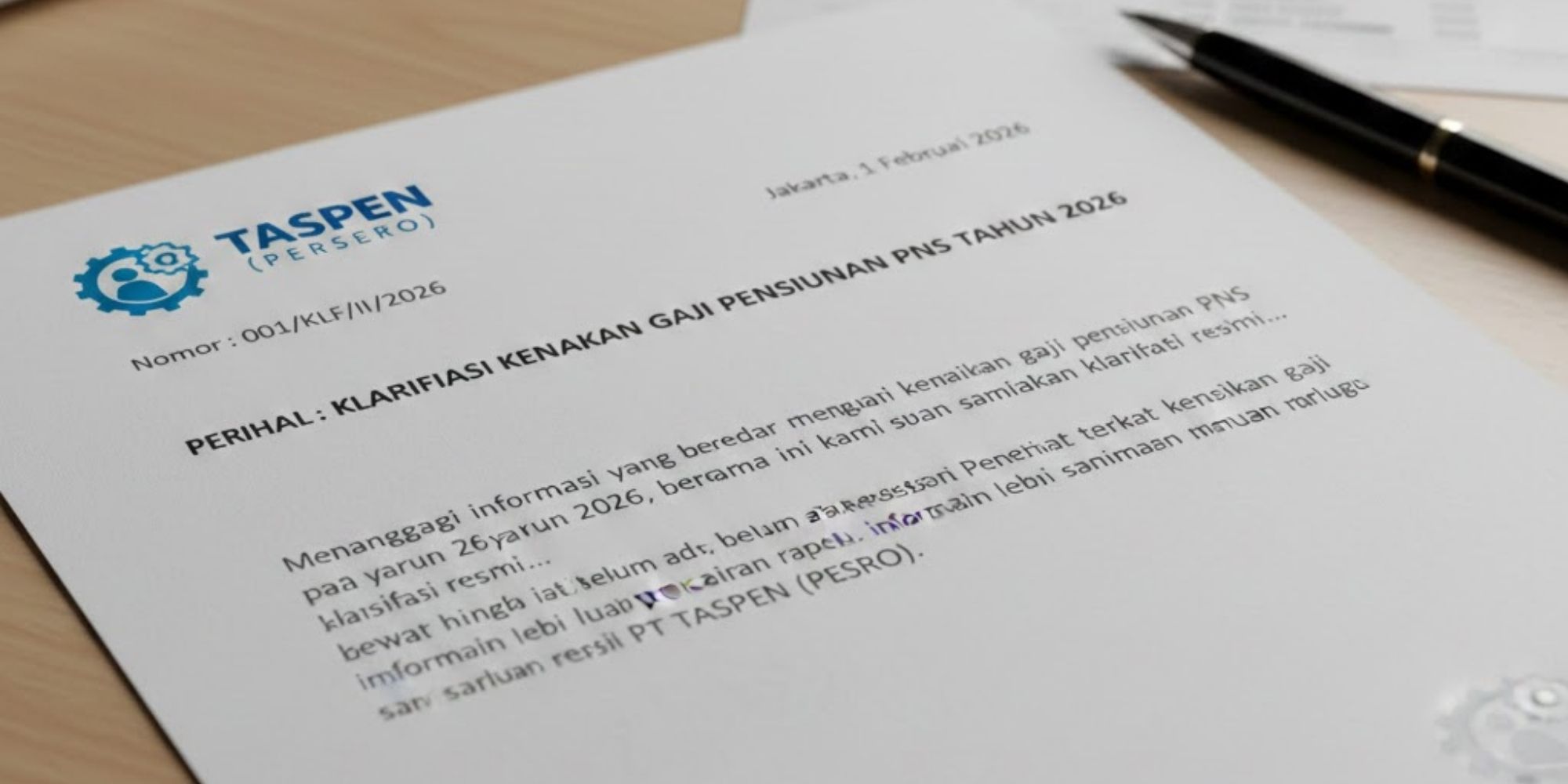 Kenaikan gaji pensiunan PNS 2026 ramai disebut cair dan ada rapel. Taspen beri klarifikasi resmi per 1 Februari.